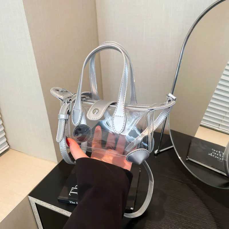 Crossbody Bag for Women Jelly Bag Transparent Bag Fashionable Women Shoulder Bags Casual Versatile Purse and Handbags SacT251110