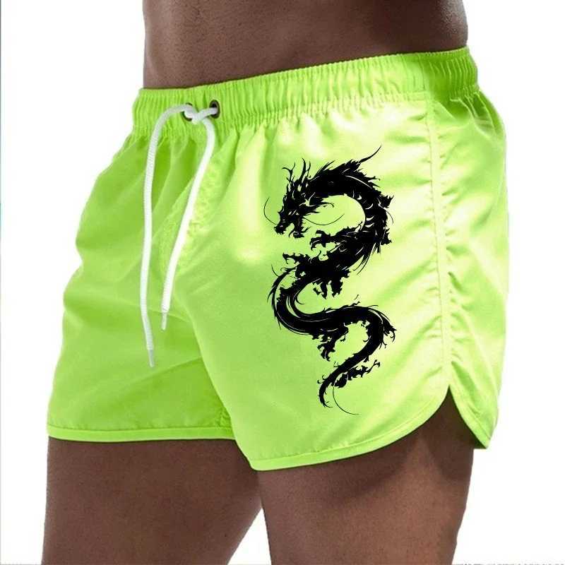 Mens Beach Shorts 2025 Summer Trunk Swimming Gym Shorts Fast Drying Swimming Mens Surfing Leisure Comfortable Running ShortsW250410