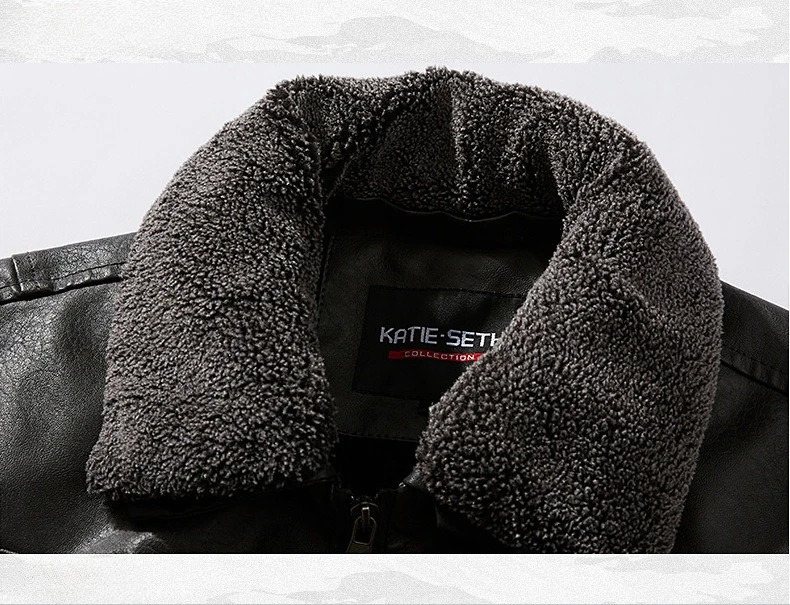 Winter Mens Motorcycle Jackets Highquality Wool Thicken Warm PU Coat Removable Fur Collar Slim Fit Leather Jacket Men Clothing 251103