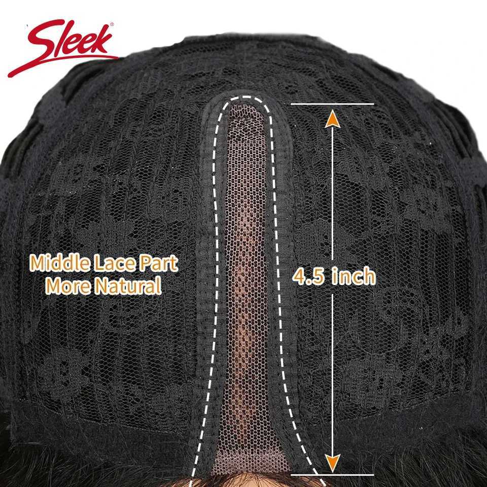 Brazilian Straight Lace Bob Wigs Sleek Short Lace Part Human Hair Wigs 200 Density Cheap Nature Remy Black Dark Hair WigsT251111