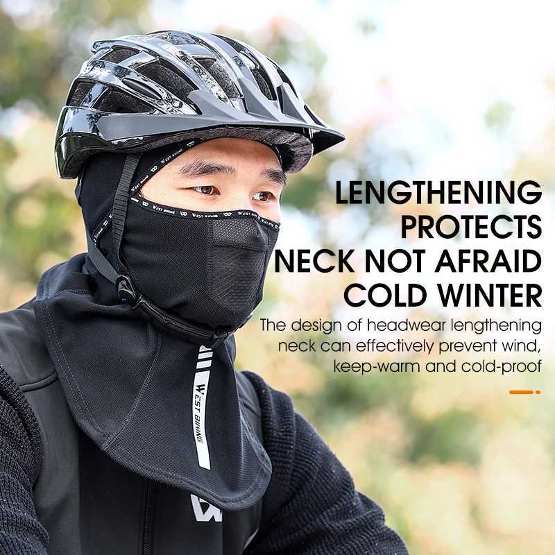 WEST BIKING Warm Winter Cycling Cap Fleece Women Men Sport Scarf Balaclava Ski Snowboard Bike Bicycle Hat Motorcycle Neck Warmer S251110
