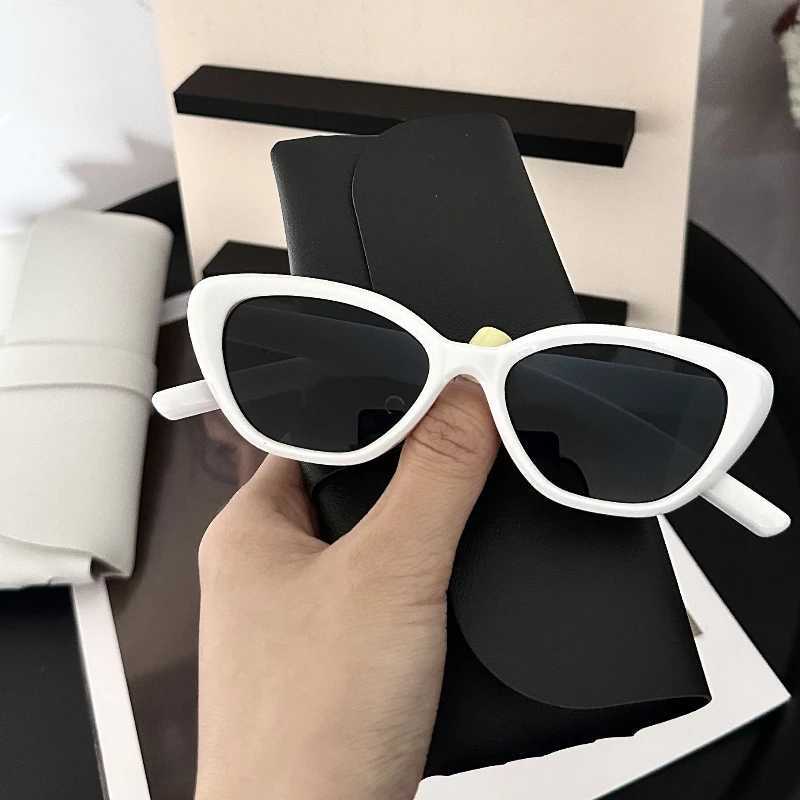 Retro triangle cat eye sunglasses for women UV400 protective shadow goggles fashionable Y2K luxury womens clothing brand designerT250411222