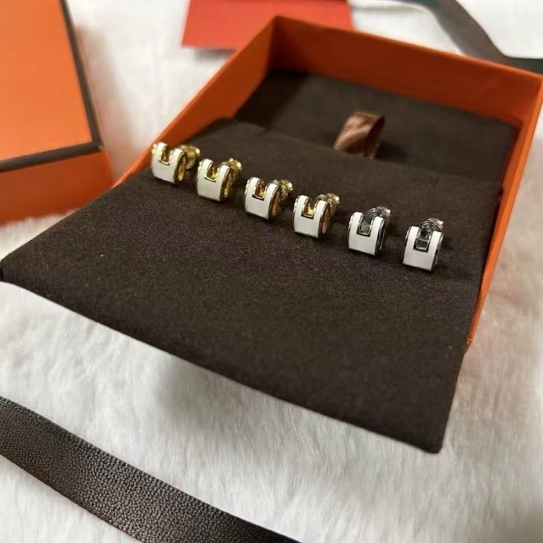 Fashion letter stud earring for woman jewelry 316 stainless steel designers high quality earrings man gives his girlfriend a luxury gift daily wear wedding party