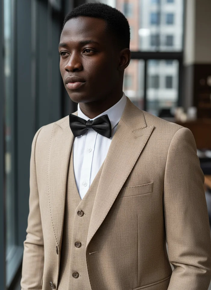 ST Cassy 2 buttons on suit modern mens office wear blazer coustime homme luxe Bead edge craftsmanship 251107