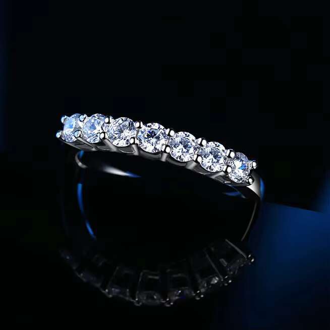 High Quality Fine Jewelry Silver Rings Women VVS Diamond Engagement Moissanite Rings for Women