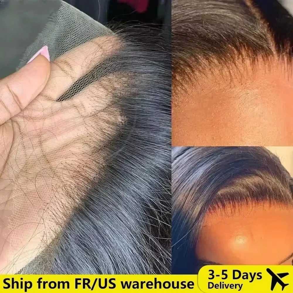 250 Density Straight Transparent Lace Front Wig Human Hair 30 Inch Lace Front Wig Human Hair 13x6 HD Lace Frontal Wig For WomenT251111