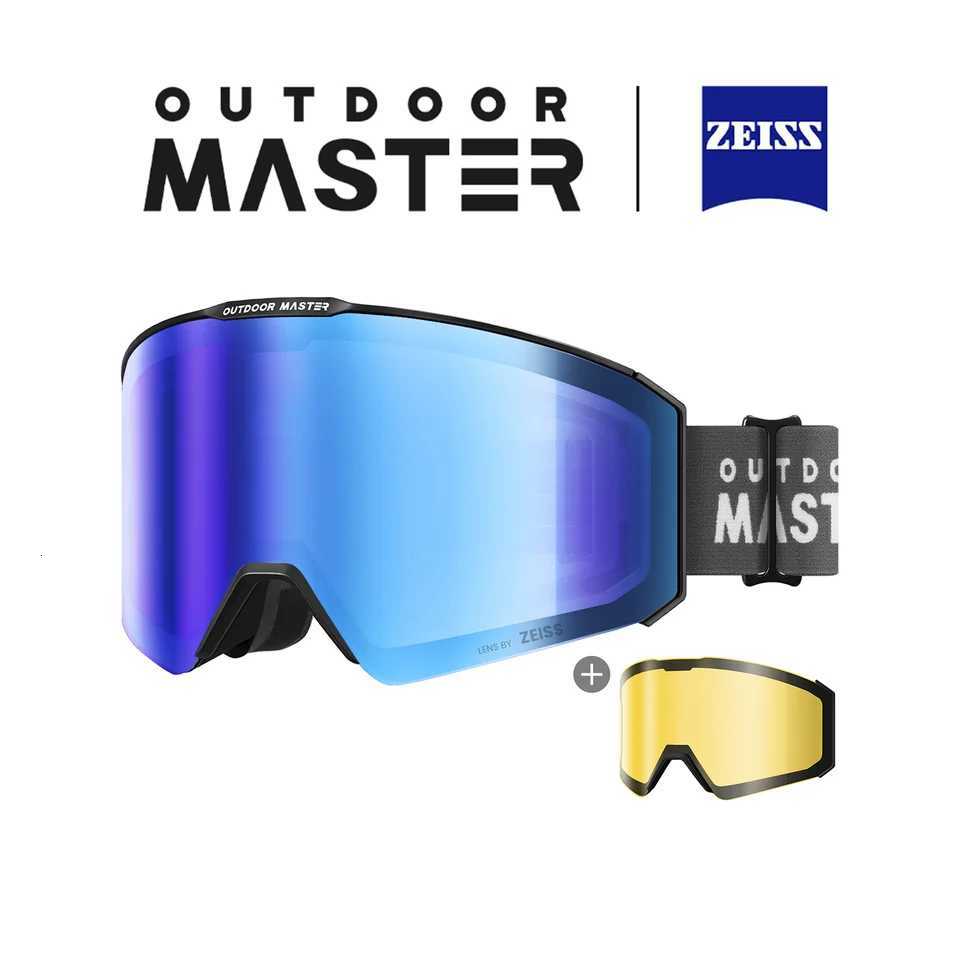OutdoorMaster Falcon Ski Goggles Lens by ZEISS Anti-fog OTG Snowboard Goggles Magnetic Interchangeable K251110
