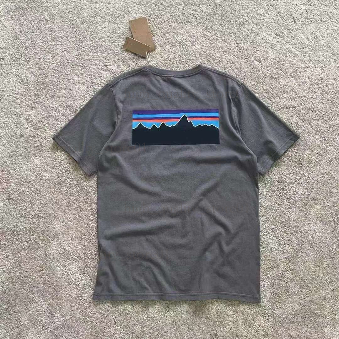 Patagnia Shirt Elegant Parisian Style Unisex T-Shirts Featuring French Lettering Soft Cotton Casual Wear Men's Top Mens Sneak Tshirt 51a