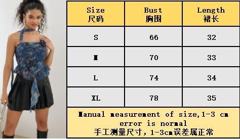 Ins style summer new fashionable and sexy three-dimensional flower strapless ruffle edge pure desire short ribbon vest