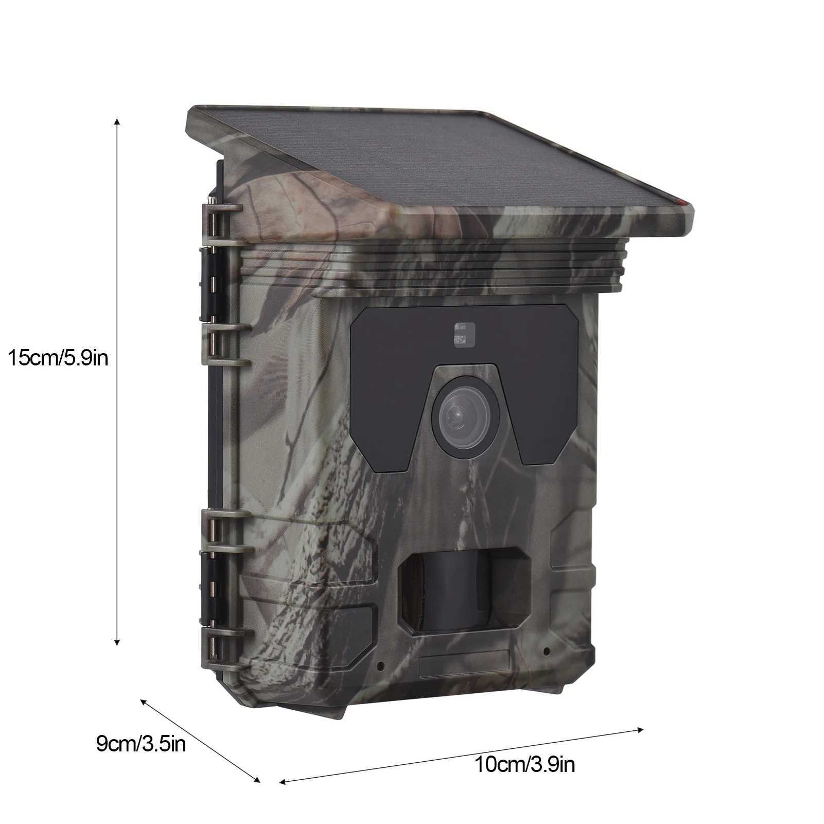 Solar Hunting Camera 4K Video 50MP Image Solar Trail Camera Outdoor Solar Trail Camera X2504111