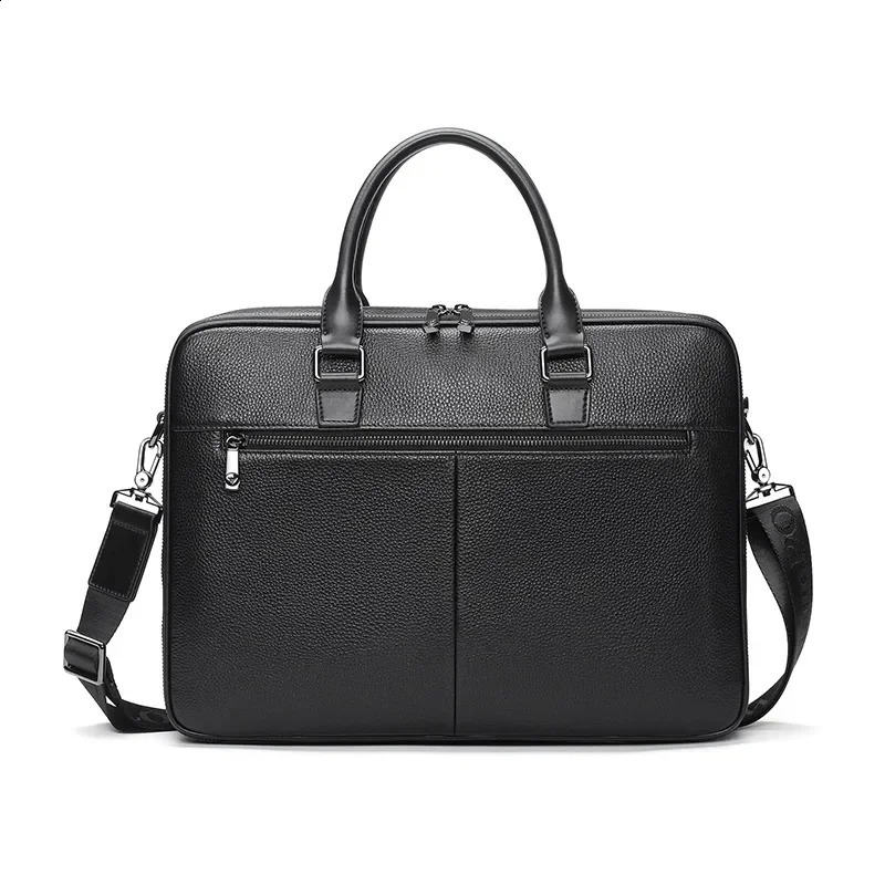 Briefcase mens leather handbag single shoulder cross bag business travel mens fashion business bag 250410