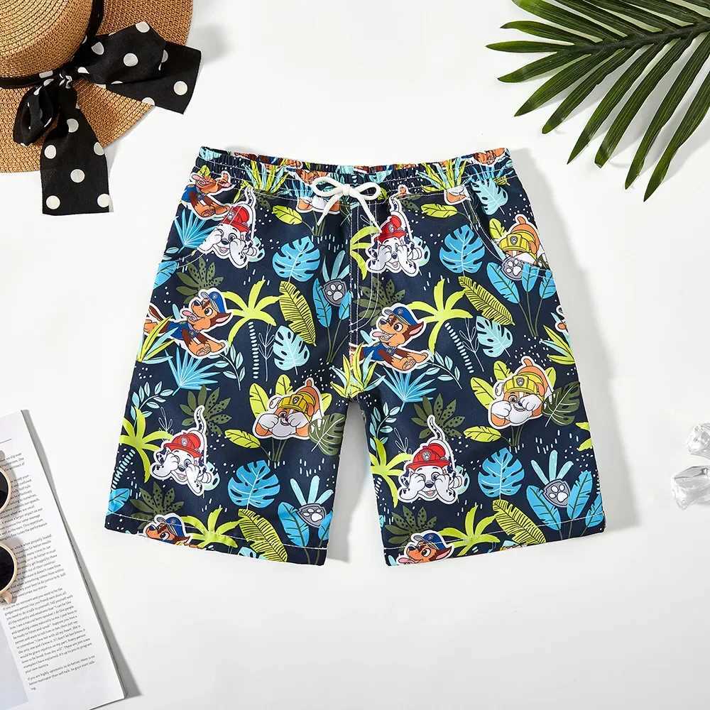 5-4-year-old boys cartoon swim trunks teenage boys soft beach shorts holiday academy childrens beach shortsW250410