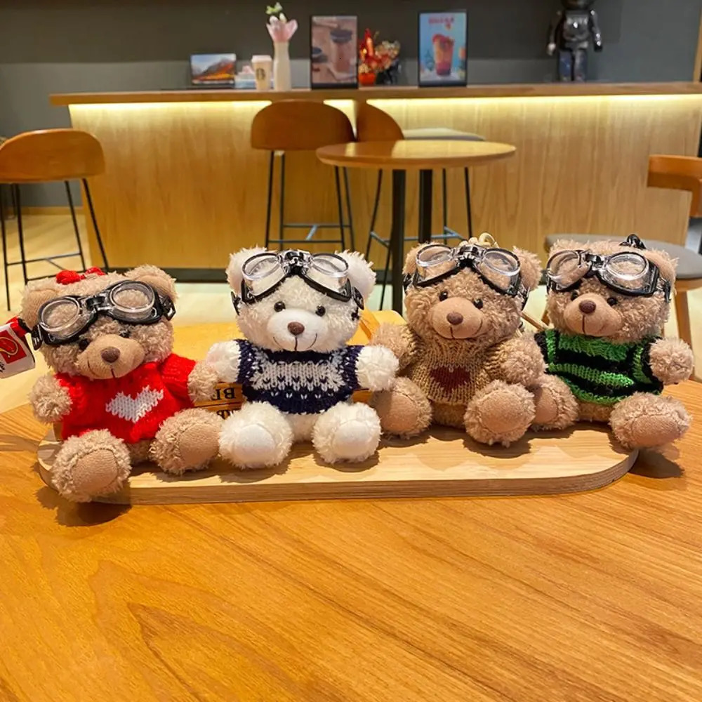 Cartoon Brown Bear Doll Plush Bear Pendant Bag Accessories Cute Plush Hangings Ornament Bag Pendant 251110