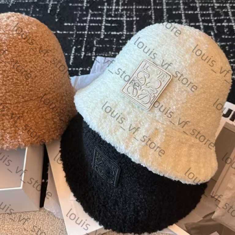 Autumn and Winter Fisherman Hat Outdoor Windproof Warm Versatile Fashionable Stylish Lamb Bucket for Children H250411