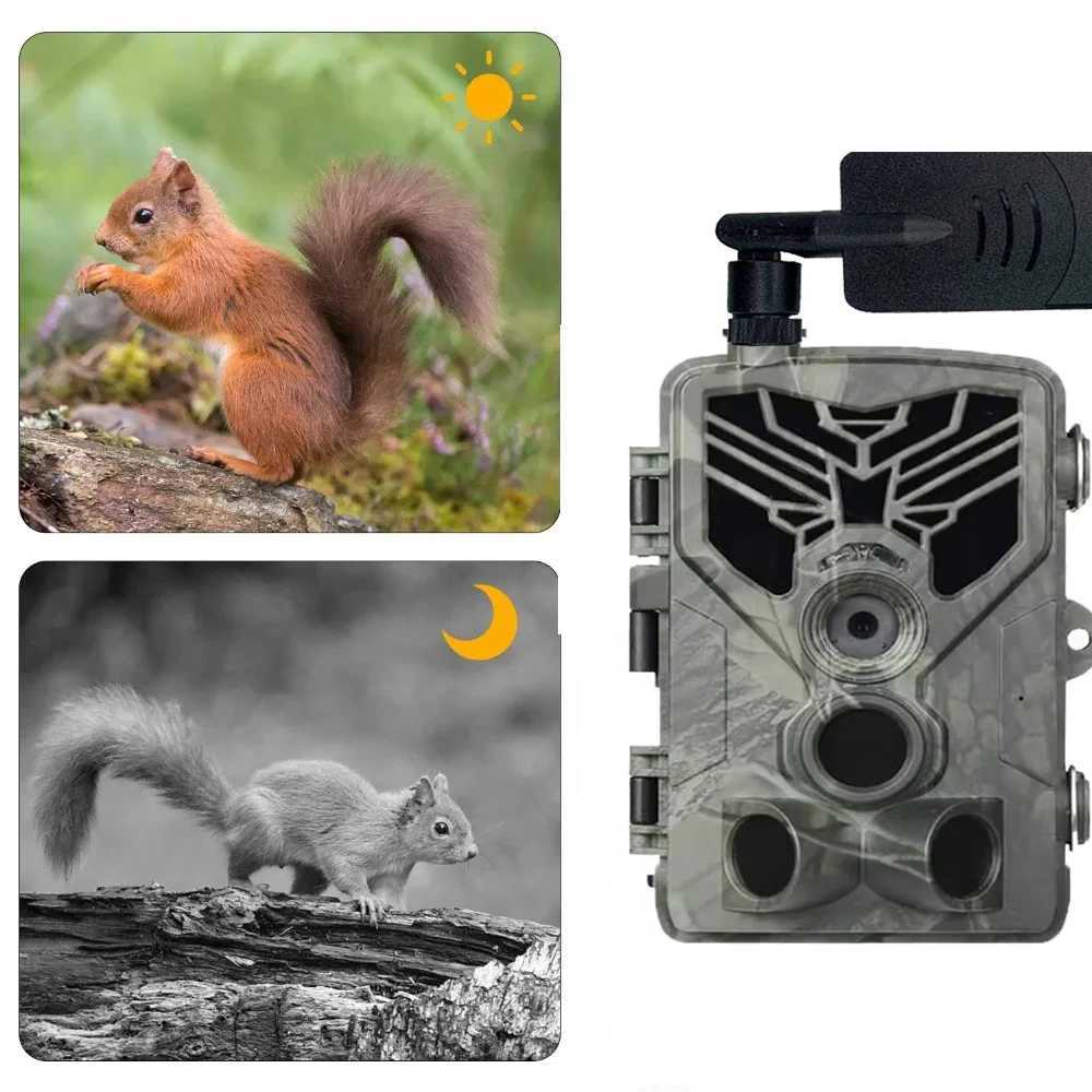 Free application cloud service tracking camera 4G 2K 30MP wildlife hunting camera night vision cellular wireless monitoring HC810Plus X2504111