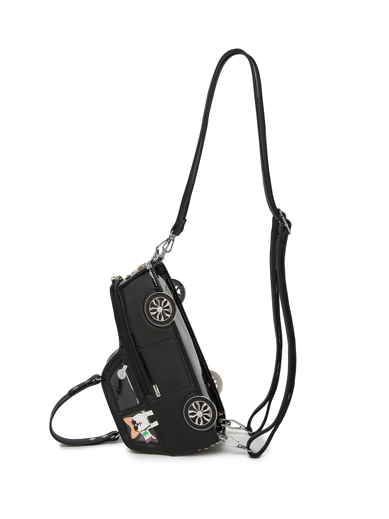 Off road Vehicle shaped Handbag Creative Unique Irregular Bag Convertible to Crossbody or Backpack Irregular Design Multi-Purpose Offroad SUV Style Sh