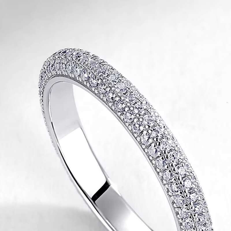 Panyu Custom Luxury 18K Gold Plated Sterling Silver 925 Moissanite Ring Woman Men