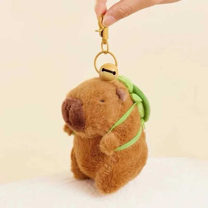 Capybara plush keychain cute bag pendant creative slack animal keychain Kawaii stuffed doll keychain birthday gift 2024 trend W250411