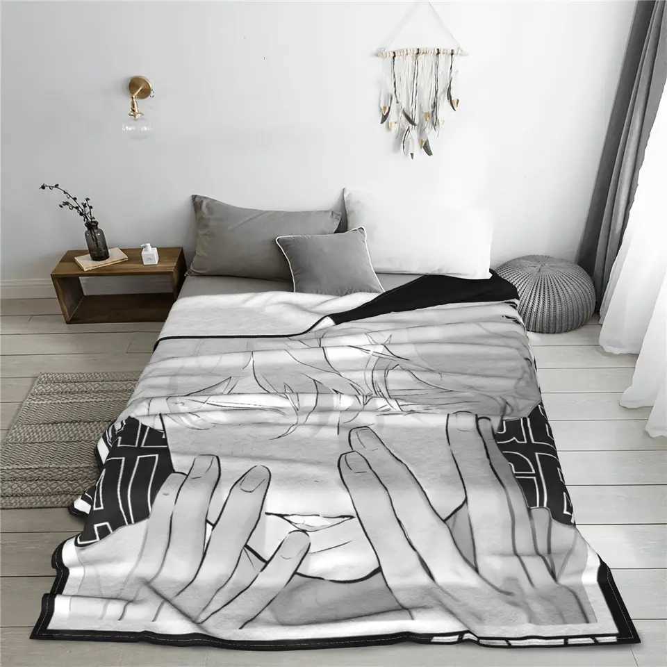 Super Soft BlanketsKids Adult Travel Luka en stage Anime Manga Throw Blanket Flannel Bedspread For Couch Bed Sofa Bed Cover C251111