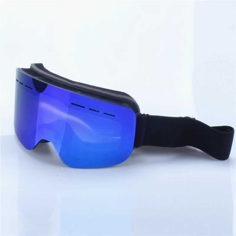 Ski Snowboard Goggles Women Men Skiing Eyewear Mask UV400 Snow Protection Over Glasses Adult Double Anti-Fog Lens Cylindrical K251110