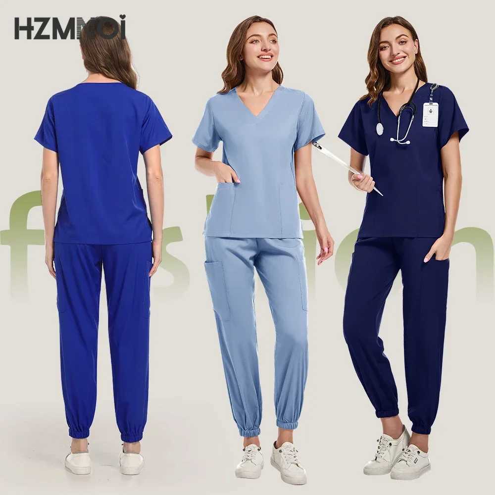 Hospital Surgical Clothes Medical Uniform Women Scrub Set Doctor Nurse Accessories Dental Clinic Scrub Set Beauty Sn Workwear X250410