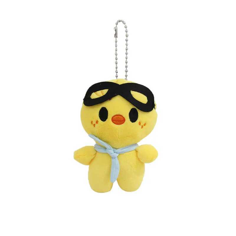 Skzoo Plush Keychain Cute Pilot Stray Children Plush Toy Grey Wolf White Rabbit Brown Bear Doll Pendant Birthday Gift W250411