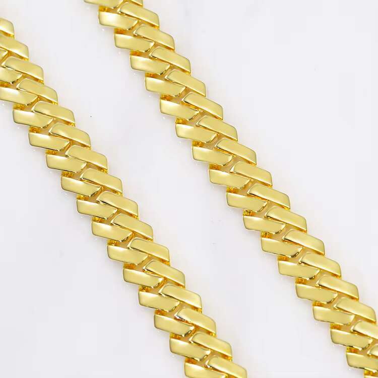 Hot Sale Stylish Silver Miami Cuban S925 8mm 12mm 15mm Wide Plated 18K Real Gold Cuban Link Chian with Free Lettering