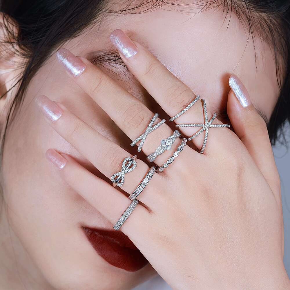 Sterg Engagement Wedding Ring Tong Hot Selg Sier Sets Jewelry Vendors Rings