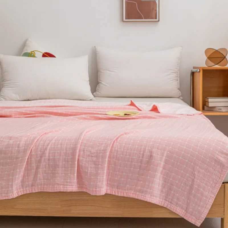 Japanese simple casual blanket Cotton gauze sofa cover multifunctional throw blanket for beds home decor sofa towel bedspread C251111