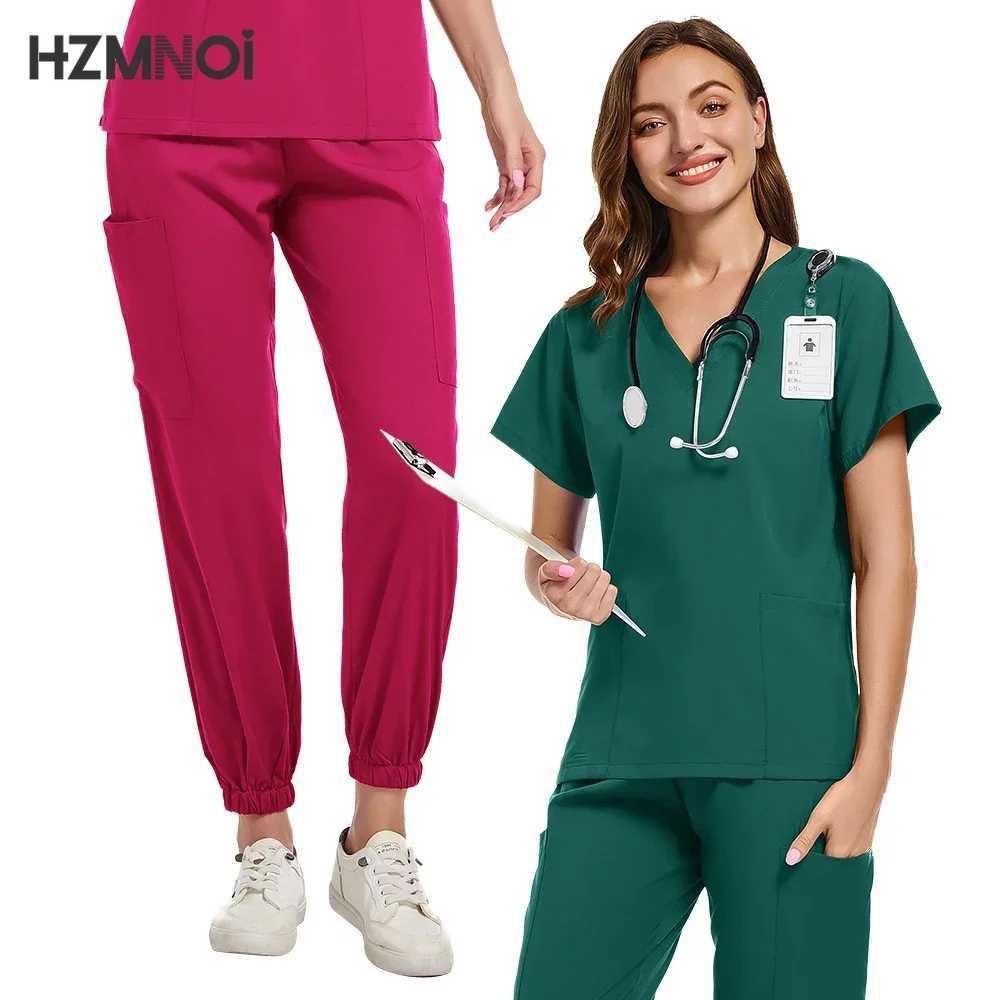 Sales Doctor Nurse Scrubs Set Medical Uniforms Women Jogger Set Hospital Accessories Operating Room Surgical Workwear X250410