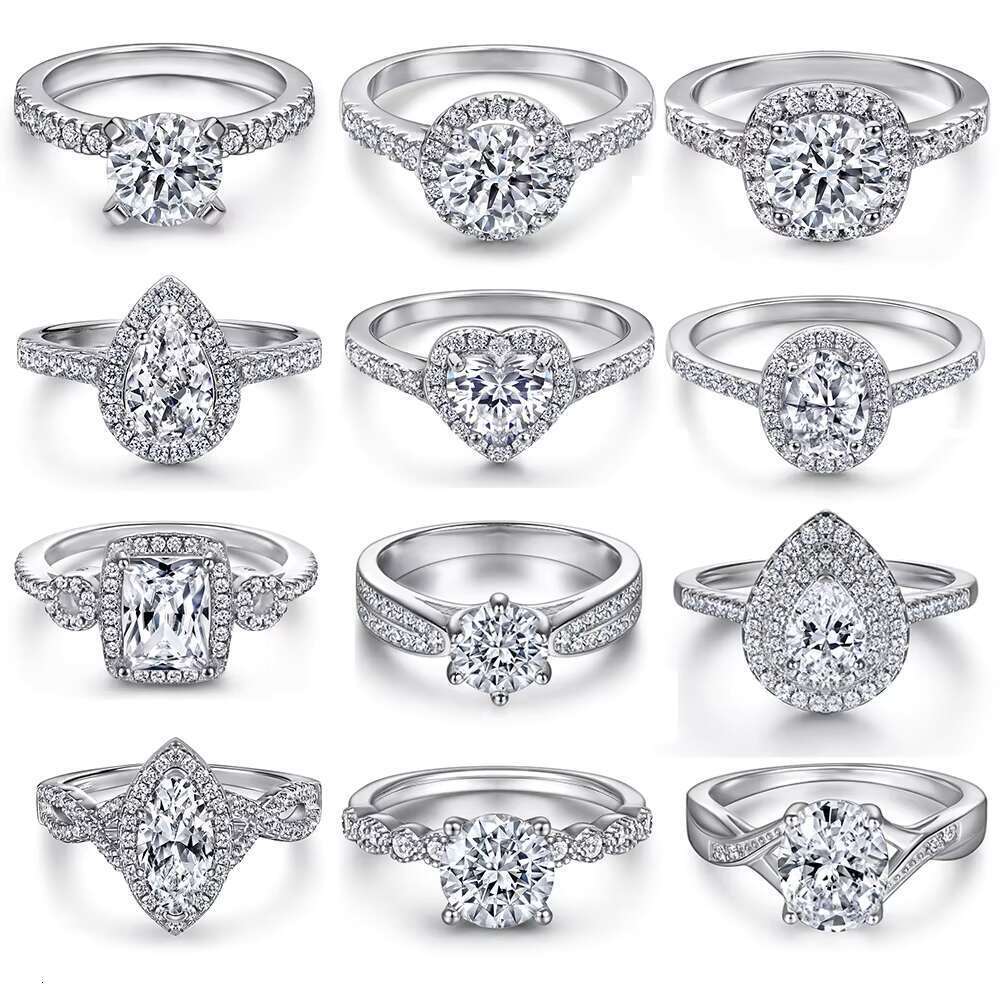Sterg Engagement Wedding Ring Tong Hot Selg Sier Sets Jewelry Vendors Rings