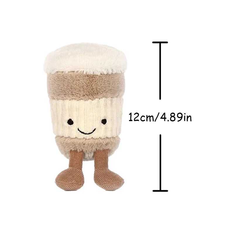 Hot Cute Plush Milk Tea Cup Keychain Cute Fluffy Beverage Keychain Bag Accessories Backpack Toy Doll Childrens Birthday Gift W250411