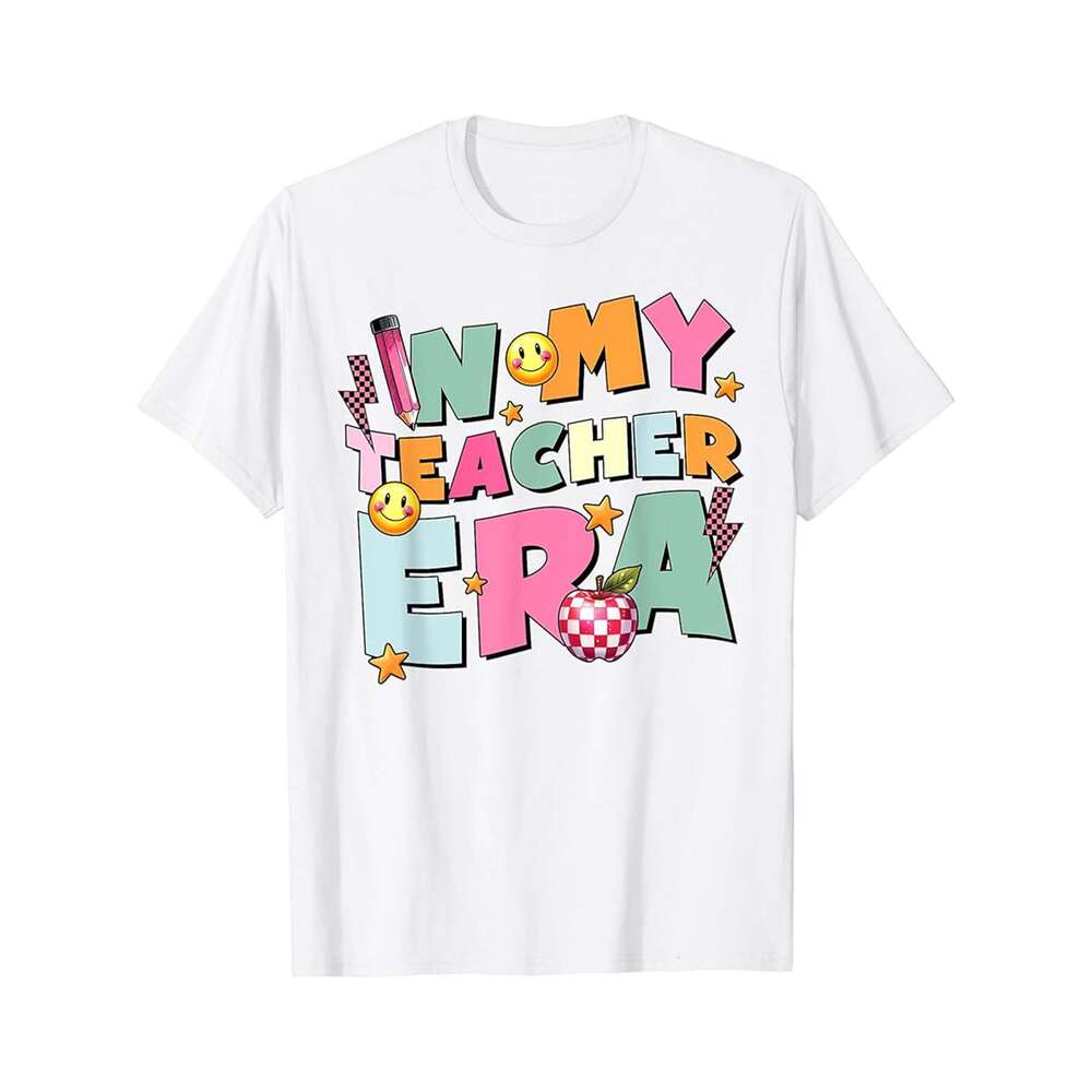 Designer T shirt Teacher Appreciation Week I Love My Teacher Student Gift - 220g T shits
