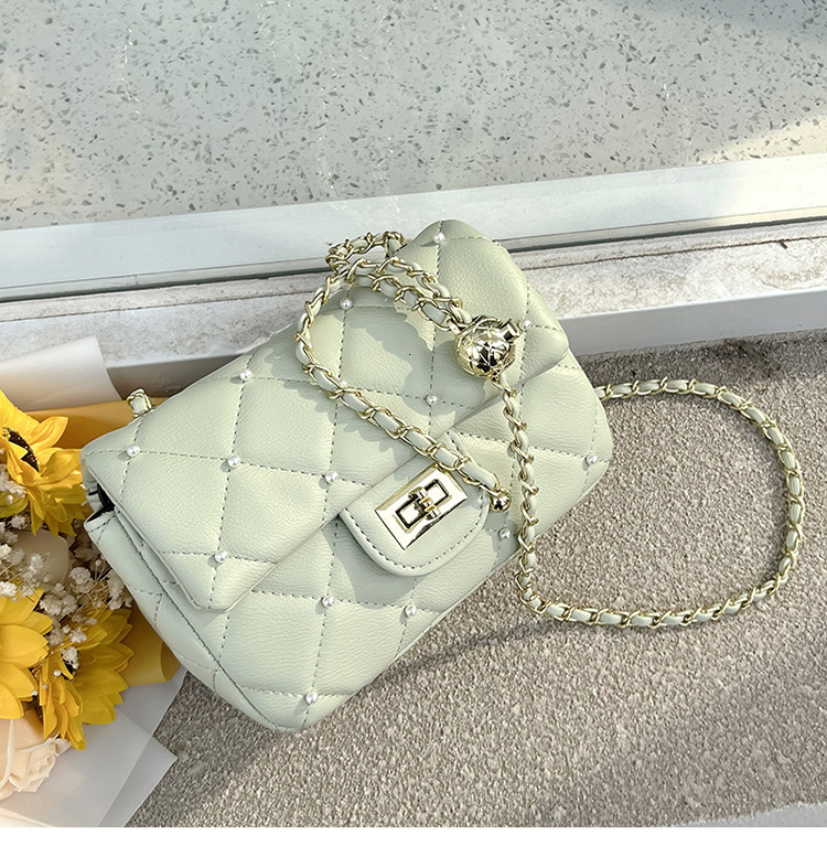 Luxury Brand Designer Bag Style Women's Bag Small Bag 2025 New Fashion Quilted Chain Women's Bag Cute Rivet Shoulder Bag Crossbody Bag