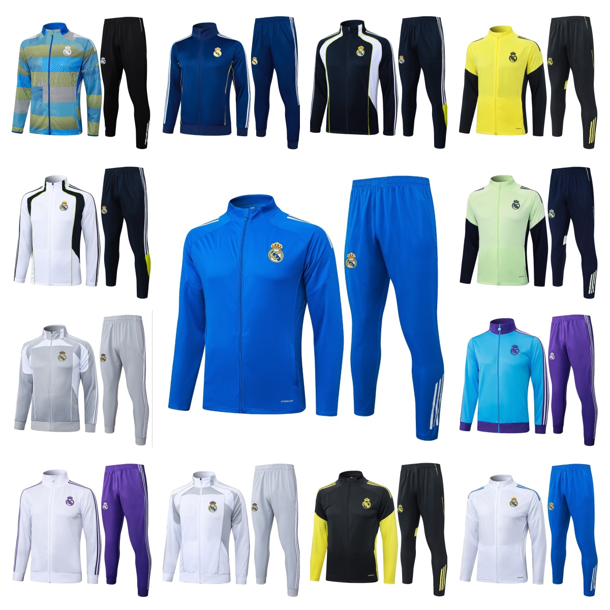 2025 2026 REALS Madrides football TRACKSUIT set TRAINING suit 25 26 MBEPPE BELLINGHAM VINI JR men and kids football jacket chandal futbol survetement