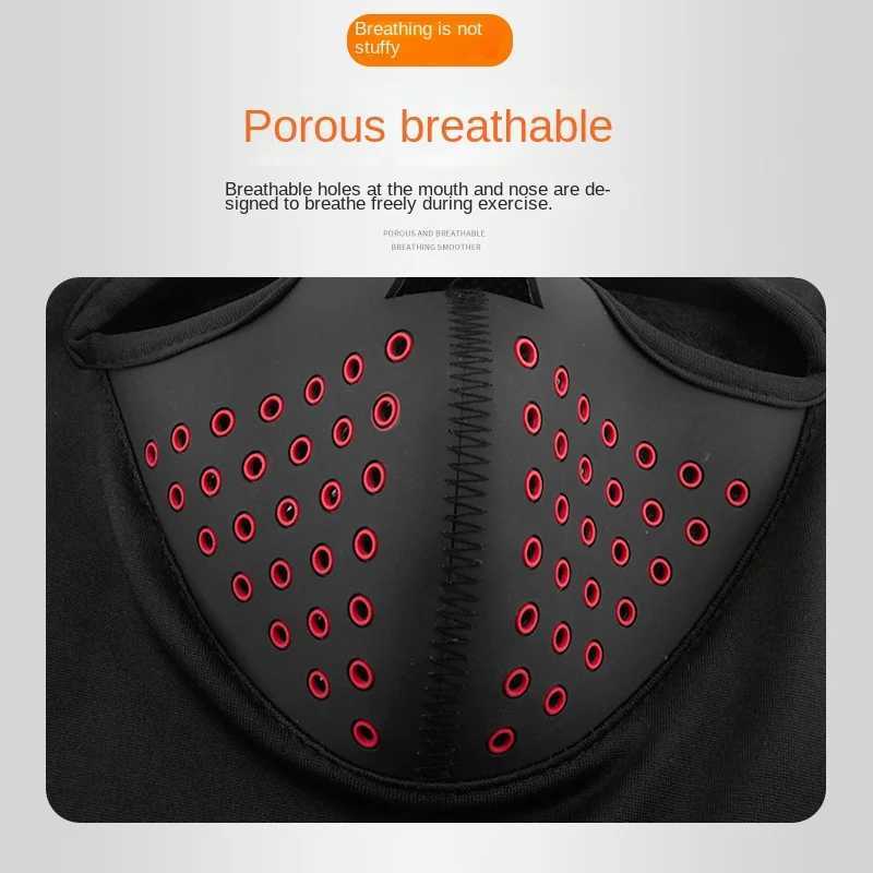 Winter Motorcycle Face Mask Windproof Keep Warm with Fleece Lining Dustproof Breathable For Moto Bike Cycling OffRoad Protection S251110