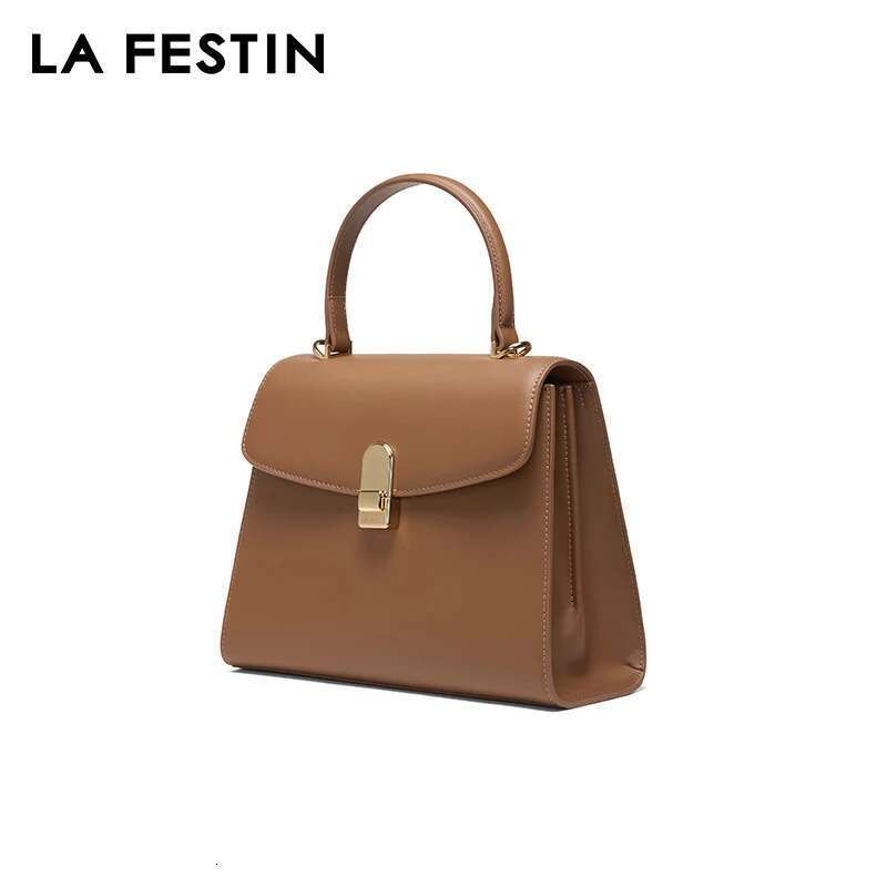LA FESTIN 2024 New Handbag Women Designer Square Large Capacity Fashion Ladies Bags Leather Bag
