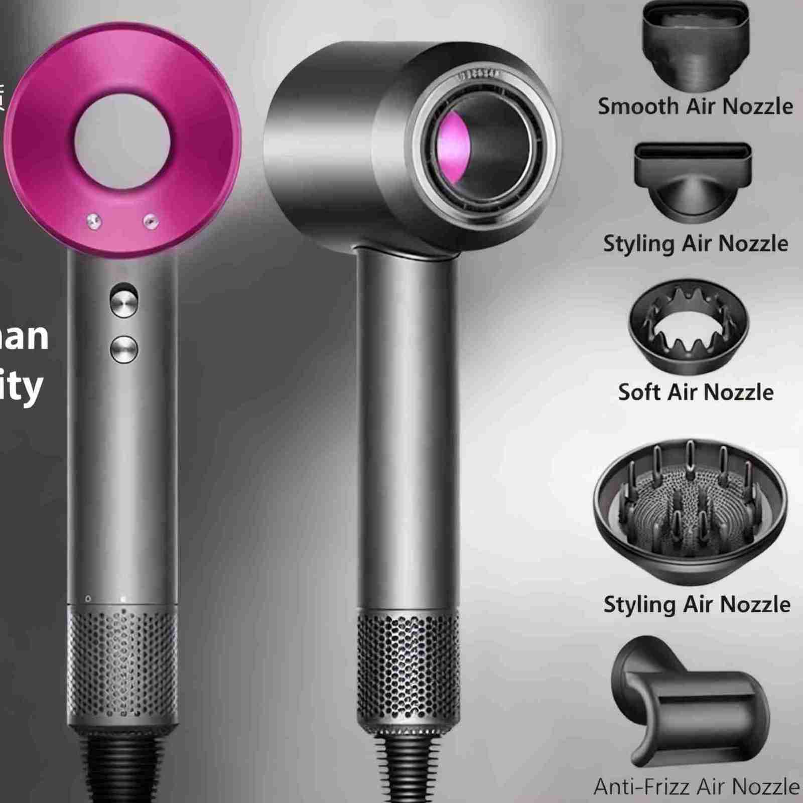 Leafless high-speed hair dryer, Huaqiangbei negative ion hair care with strong wind force, suitable for dormitories, home use and hair salons C251027