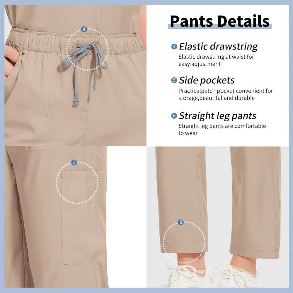 Anti Wrinkle Washable Soft Hospital Uniform Hot Sale Pet Vet Nurse Scrub Set Women Medical Scrubs Sets Women Medical Accessories X2505281