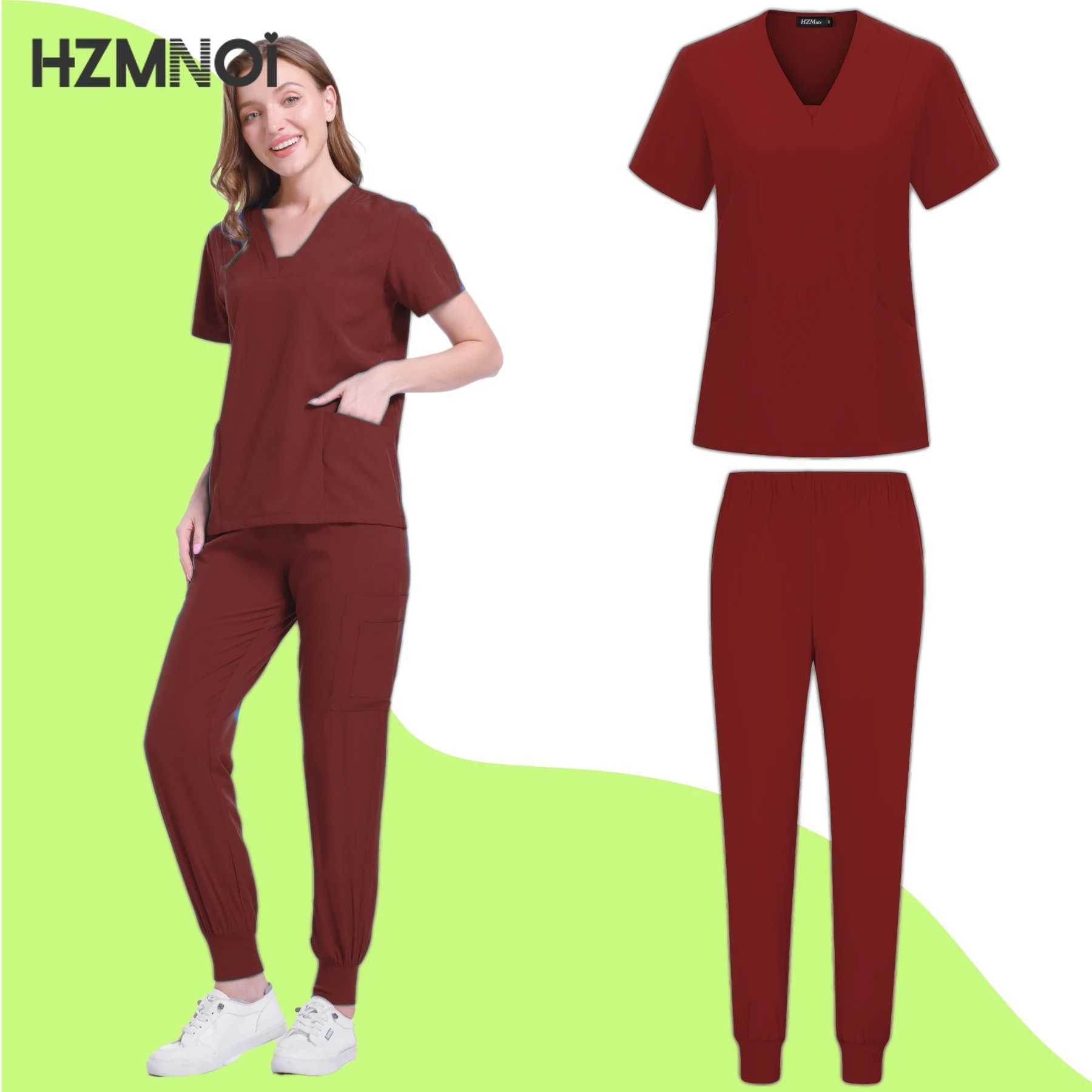 Multilcolors Hospital Medical Scrub Suits Uniform Women Men Scrubs Set Beauty Work Clothes Nurse Accessories Dental Surgery Suit X250410
