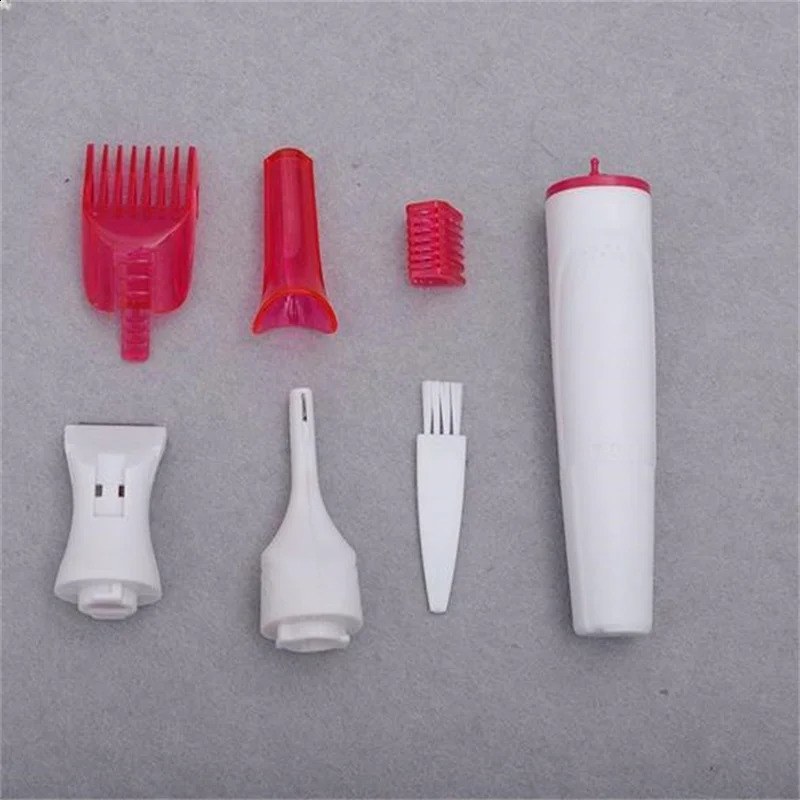 Portable 5-in-1 electric brushless trimmer for eyebrow body bikini facial hair remover multifunctional shaver 250410