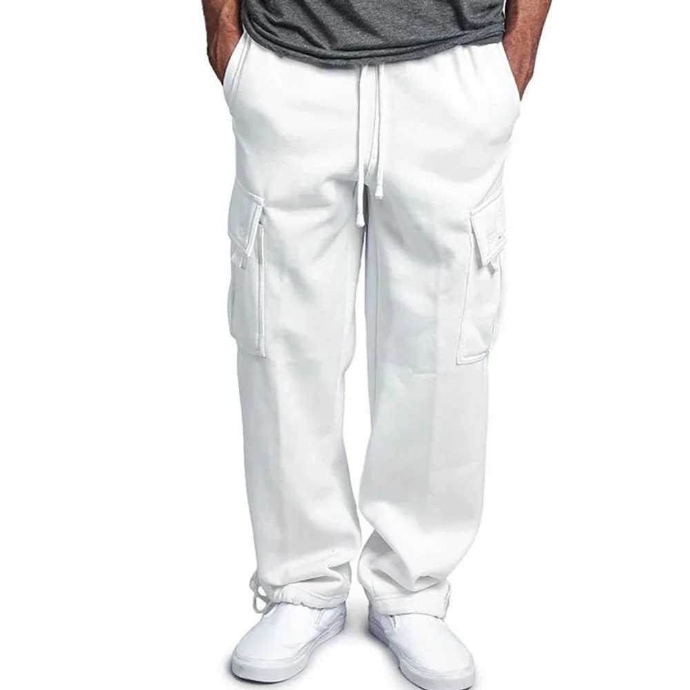 Mens track cargo pants ideal street bottom for fitness gym running and training - breathable and soft sports pantsXJ250410
