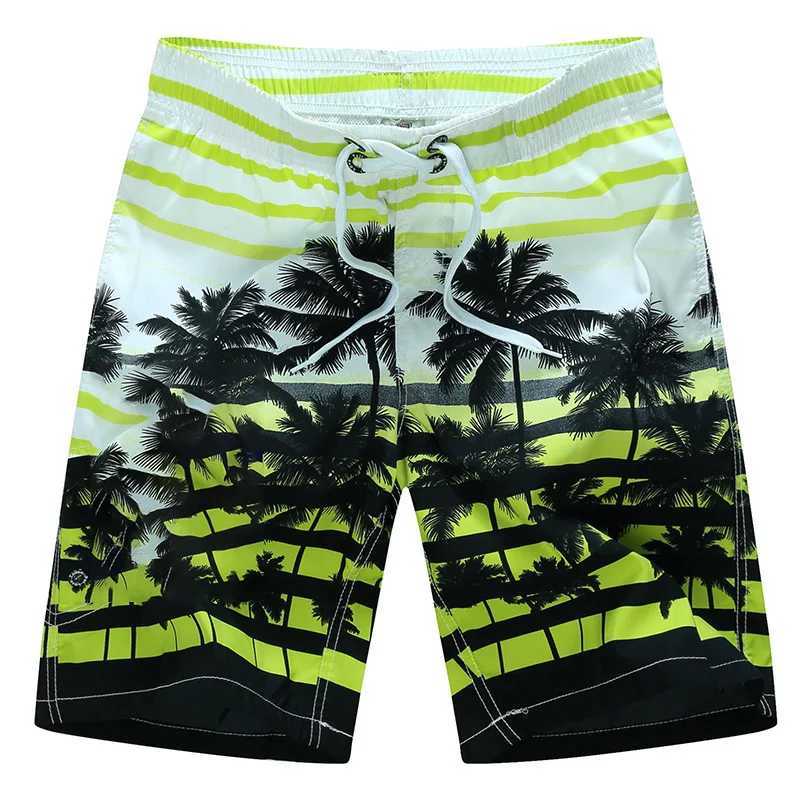 Coconut Tree Mens Swimsuit Beach Shorts Surfboard Shorts Sportswear Boys Shorts Childrens Summer ShortsW250410