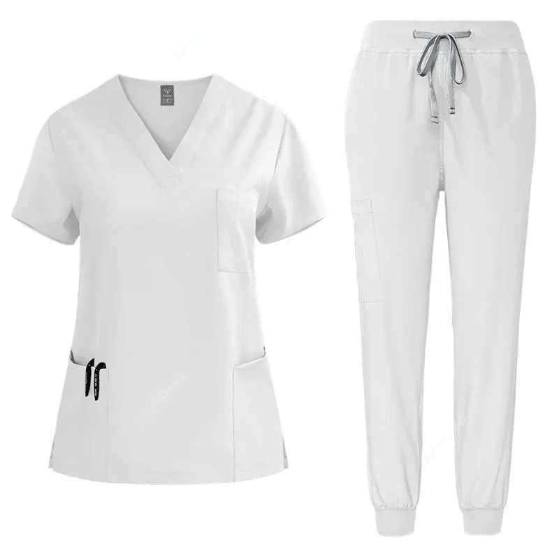 Nurse Uniform Female Hospital Doctor Male Medical Sports Shirt Nursing Pants Neutral Workshop Uniform Beauty Spa Work Clothes New X2504101