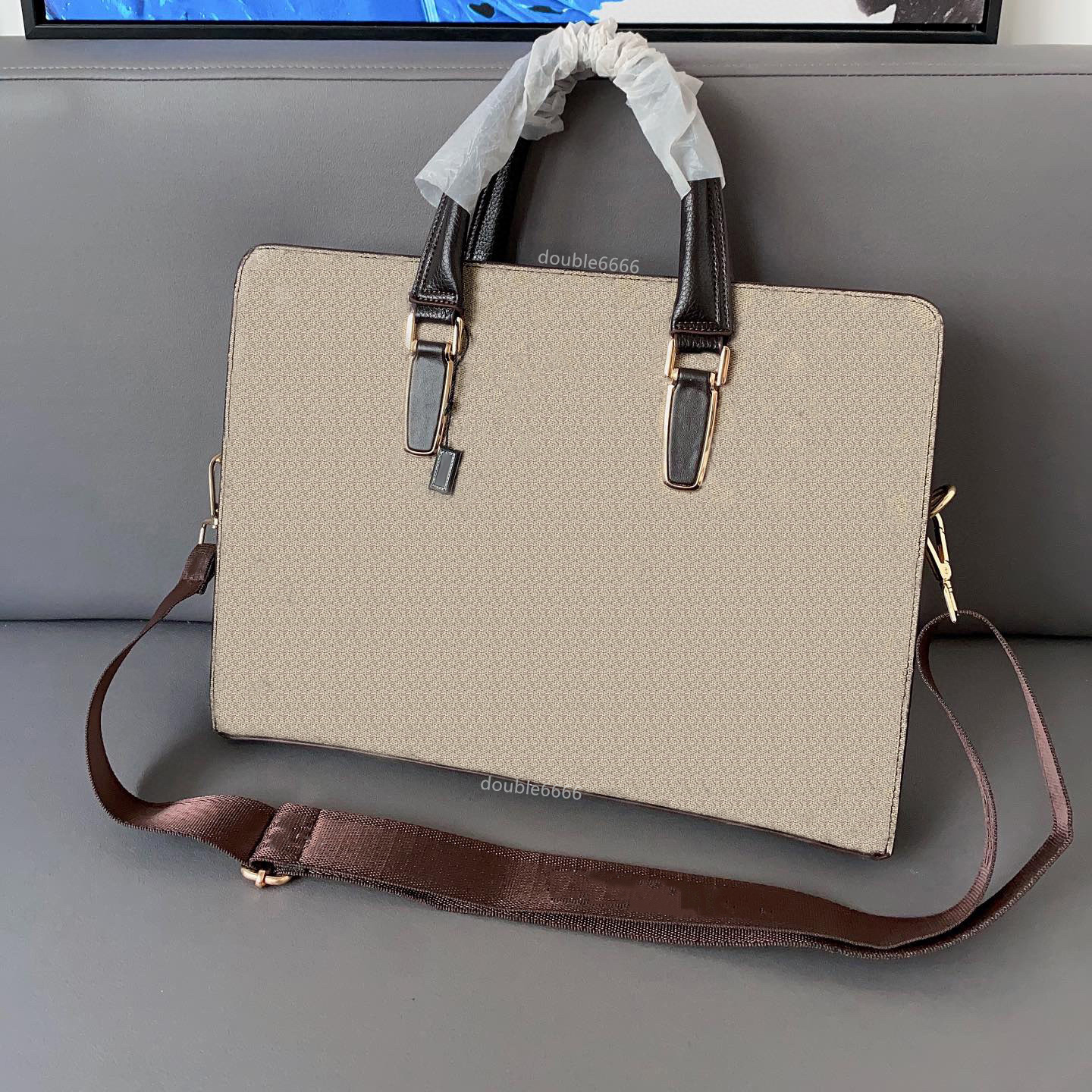 Designer New fashion man's bag, combination lock briefcase, handbag, computer bag shoulder cross-body bag messenger bag Laptop Bag work bag