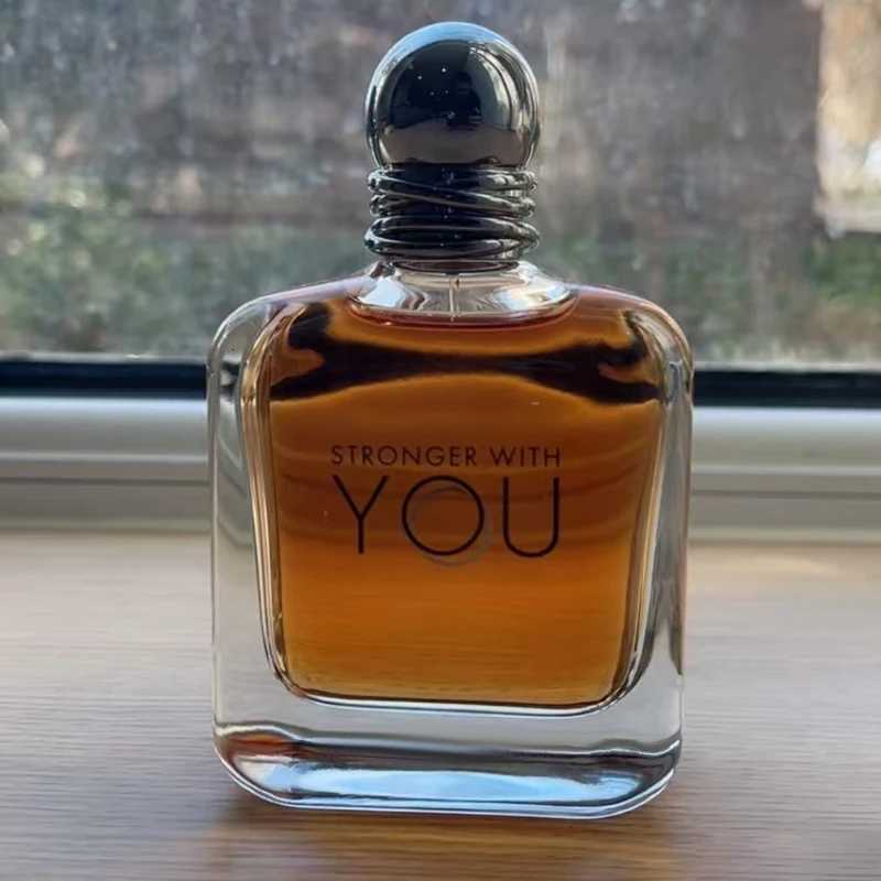 ABSOLUTELY STRONGER WITH YOU Perfume Men 100ml Eau De Toilette Date Attraction Fragrance Long Lasting Cologne Body Spray Gift W251111