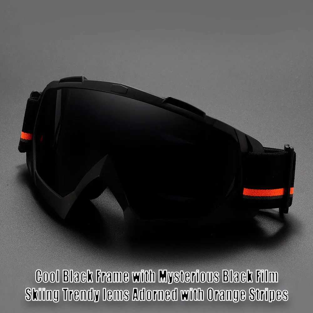New Man Woman Ski Goggles Anti-fog UV400 Snow Eyewear Outdoor Sports Winter Snowboard Windproof Skiing Glasses Unisex Colorfu K251110