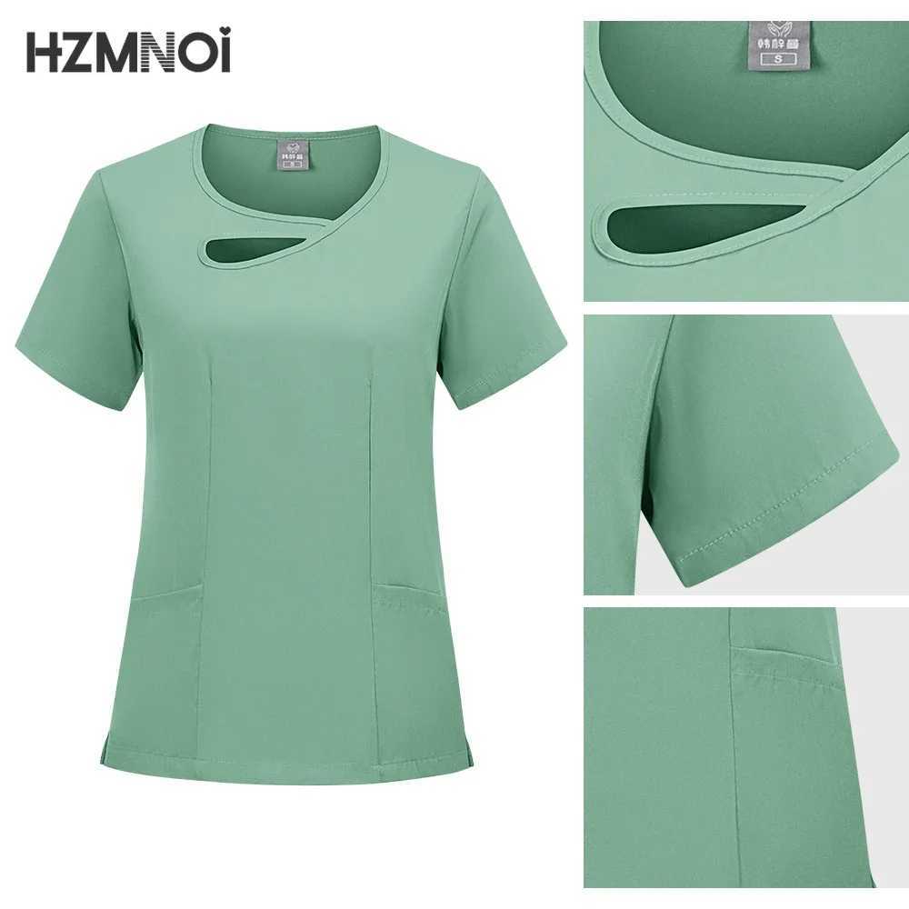 Unisex Medical Uniforms Men Women Nursing Clothes Beauty Come Nurse Scrubs Sets Doctor Dentist Workwear Clinical Tops Pants X250410