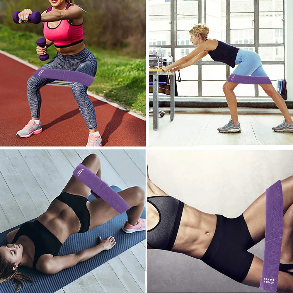 Fabric Resistance Bands 1Pc Fitness Booty Bands Yoga Fitness Rubber Expander Elastic Band for Sport Workout Exercise Equipment 250410