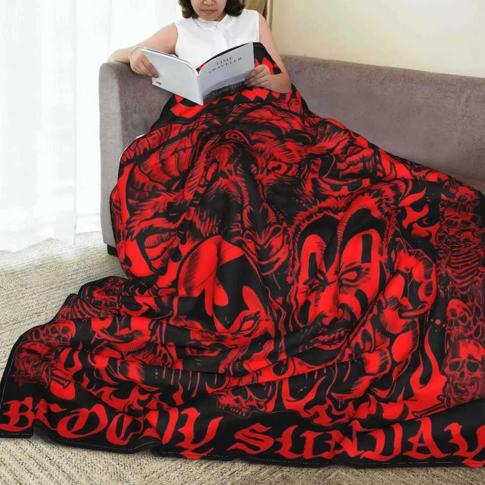Insane Clown Posse Blanket Warm Soft Street Trend Plush Throw Blanket For Children Home Decor Flannel Bedspread Bed Cover C251111
